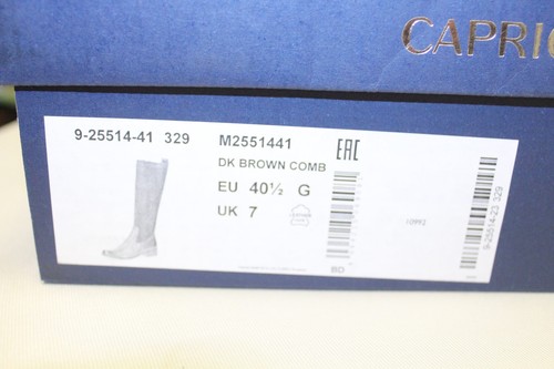 Caprice 9-25514-41 Damen Langschaft Stiefel EU Größe 40,5 Neu Rechnung MwSt - Picture 4 of 4