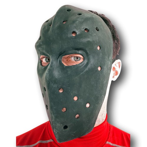 Jason Hockey Mask Latex Heat Bank Robber Halloween Friday Costume Accessory Mask - Picture 9 of 13