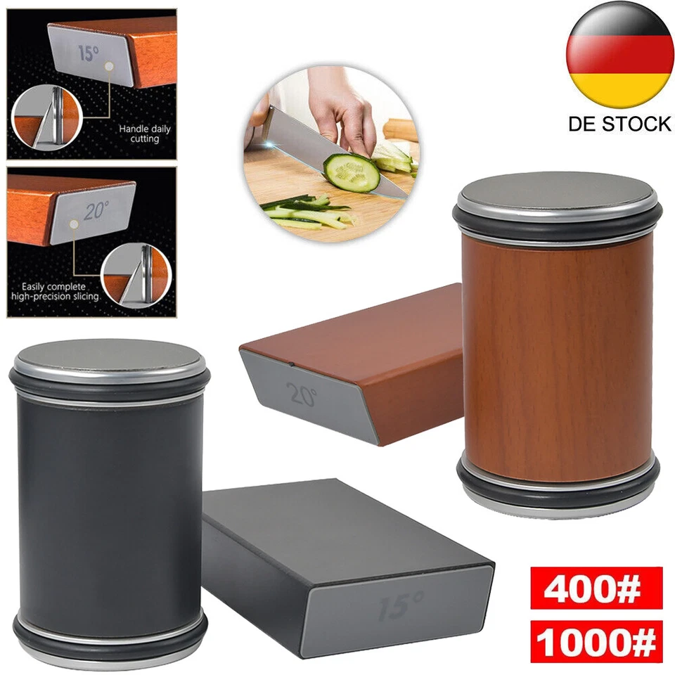 Professionelles Roll-Messerschärfer-Set 15° & 20° Schleifwinkel für Schärfen - Bild 2 von 4