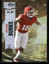 2022 Skybox Metal Universe Champions Treylon Burks HOLO FOIL Football #61