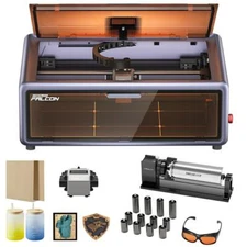 Creality Falcon A1 10W Laser Engraver Cutting w/ Rotary Kit Pro Upgrade Package