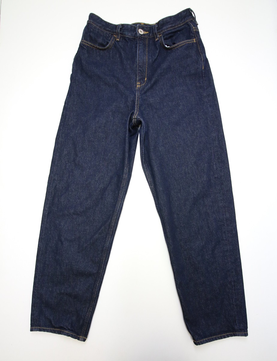 COS Jeans Womens 26 Tapered Leg High Rise Ankle Dark Blue