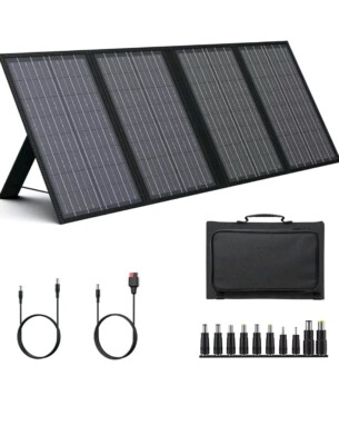 Solar Panel Ebay 60W Solar Panel Portable Power Station, Foldable Solar Panel | eBay