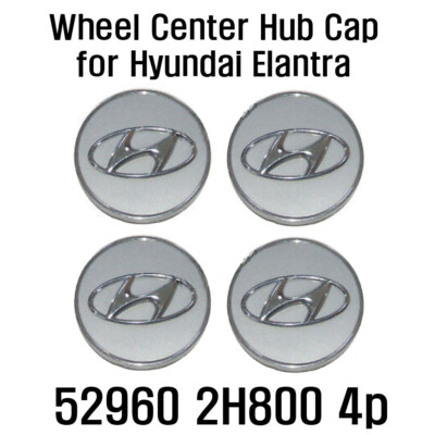 NEW OEM Wheel Center Hub Caps 529602H800 4p Set for Hyundai Elantra 2006-2010