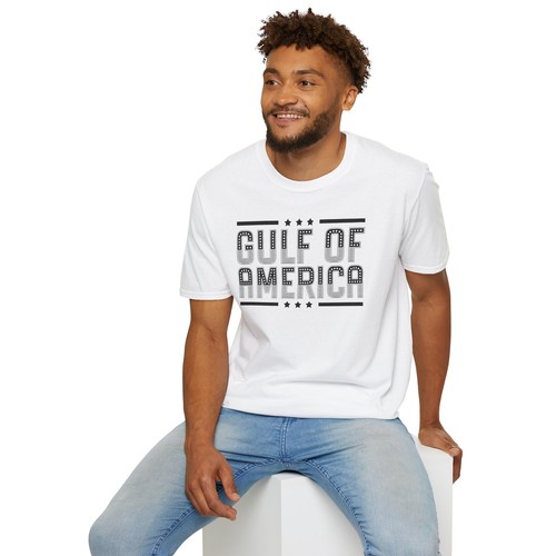 Gulf Of America T-shirt Funny Patriot Pride MAGA America Stars Trump Mexico S3XL - Afbeelding 10 van 46