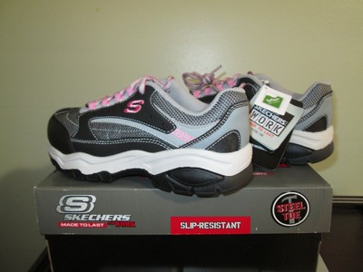 skechers steel toe memory foam