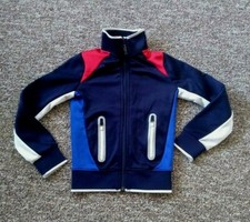 TOMMY HILFIGER SPORT Boys Track Jacket XS 4-5 Red White Blue