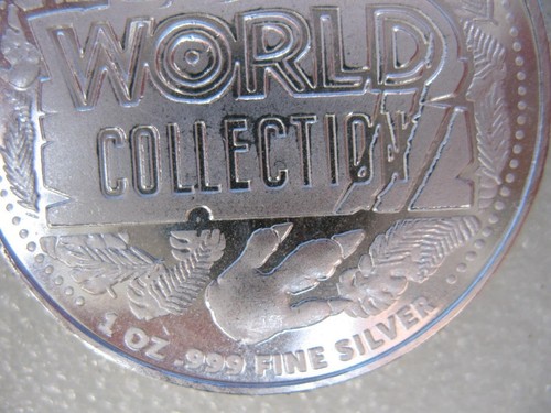 1- OZ .999 T-REX SILVER FINE DETAIL 8 TON 50 FOOT MEAT EATING TYRANNOSAURS+ GOLD - Picture 10 of 11