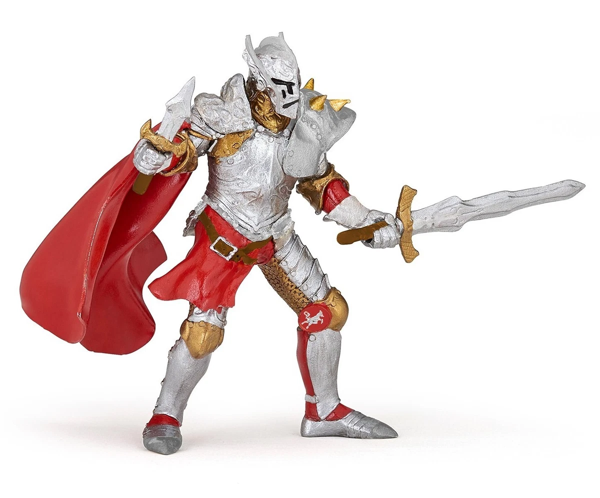 Figurine Papo 2011 – Chevalier / Cavalier – Hauteur Environ 14 Cm – En PVC