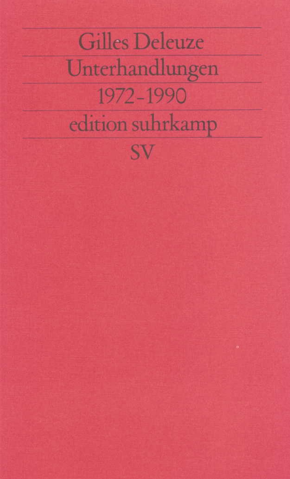 Thumbnail - Unterhandlungen Gilles Deleuze