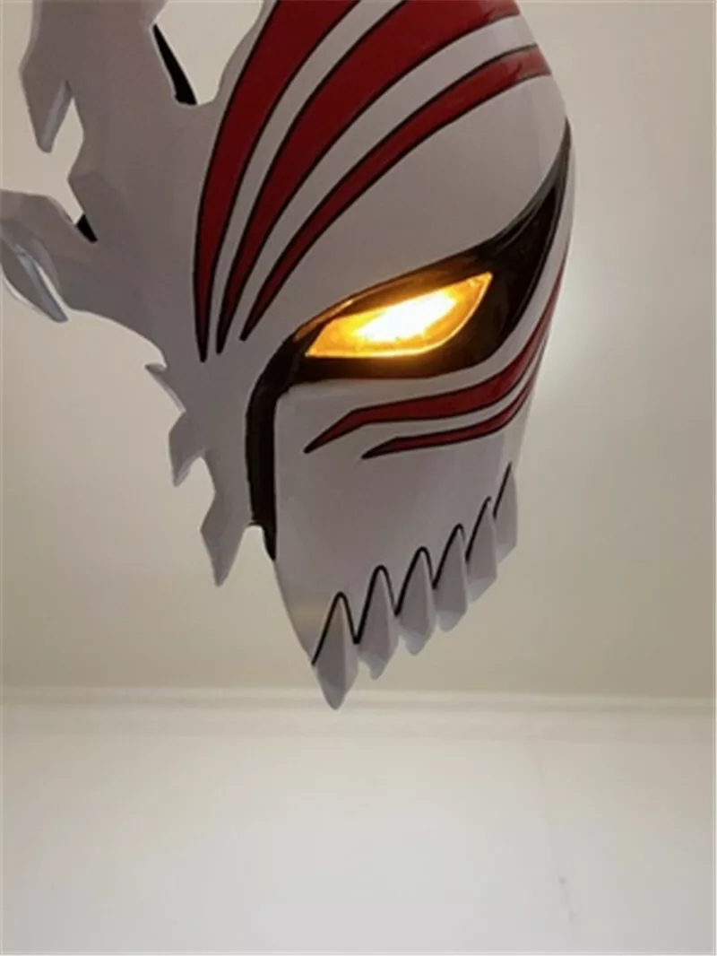 BLEACH Kurosaki Ichigo Tensa Bankai Cosplay Mask Helmet Halloween Party  Prop New