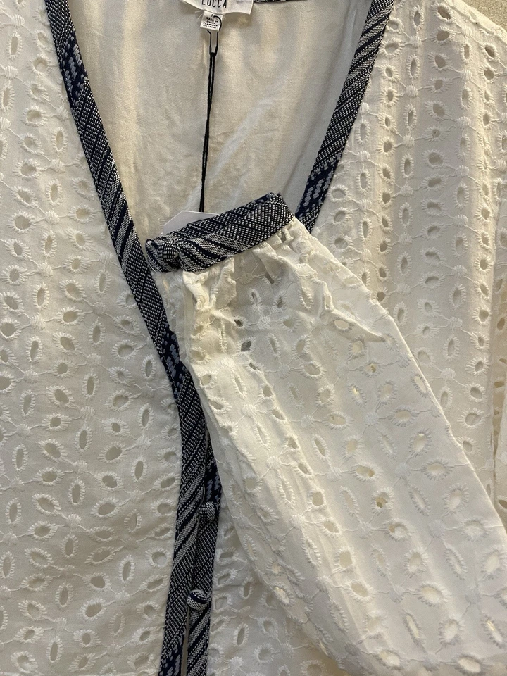 Vestido Lucca Couture Manga Larga Botón Frontal Talla Mediana. Foto 4 de 4