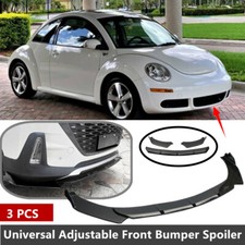 Add-on Universal Fit For 2006-2010 Vw Beetle Front Lip Spoiler Splitter Black Add-on Universal Fit For 2006-2010 Vw Beetle Front Lip Spoiler Splitter Black