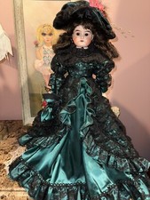 20'' Antique German Doll Marked X 6/0 X, fixed eyes