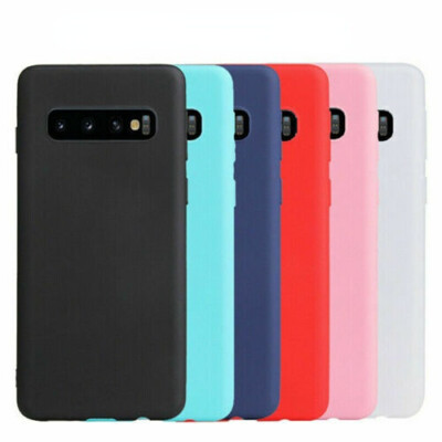 For Samsung S6 S7 S8 S9 S10 Plus S10 Ultra Silicone Rubber Phone Case Cover