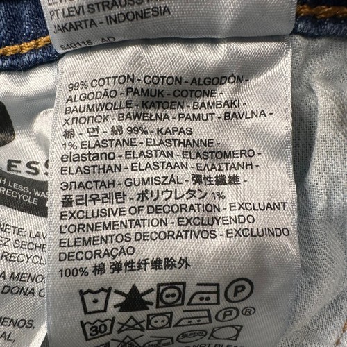 Levi's 511 Jeans Mens 31x29 Blue Dark Wash Regular Fit Straight Leg Modern - Picture 7 of 13