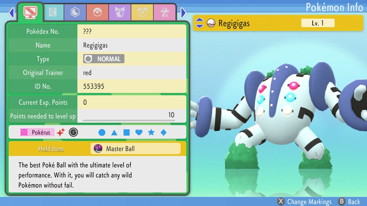 Pokemon 2486 Shiny Regigigas Pokedex: Evolution, Moves, Location, Stats