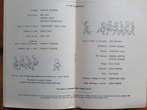 A Funny Thing Happened on the Way to the Forum (Frankie Howerd) 1963 program - Picture 5 of 5