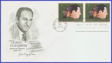 USA3 #1484 U/A ARTMASTER FDC STR2  George Gershwin