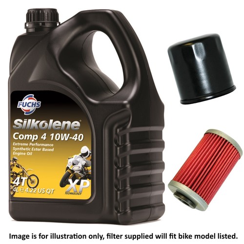 Castrol Power 1 Scooter Öl + Ölfilter SUZUKI AN400 Burgman Ab Bj 2007