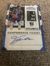 2020 CONTENDERS DP TY-SHON ALEXANDER RC AUTO CONFERENCE TICKET /99 