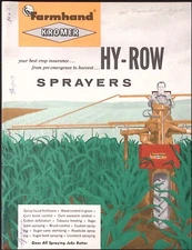 1959 Hy Row Sprayers Brochure Farmhand Company Hopkins MN