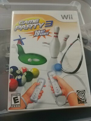 Game Party 3-Nintendo Wii-complete-19 Hit Games! 883929098699| - Main Image