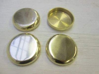 SOLID BRASS Polished brass castor Caster cups Coasters Floor GLIDES Furniture