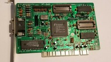 Trident TGUI 9440 PCI 1MB VGA Video Card for DOS Retro Gaming used working Y20