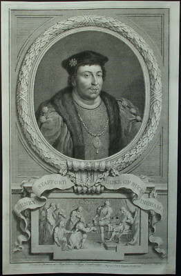 Jacobus HOUBRAKEN (1698-1780) Henry Stafford, Duke of Buckingham