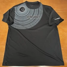 Vintage AND1 Shirt Mens XL Black Short Sleeve Basketball