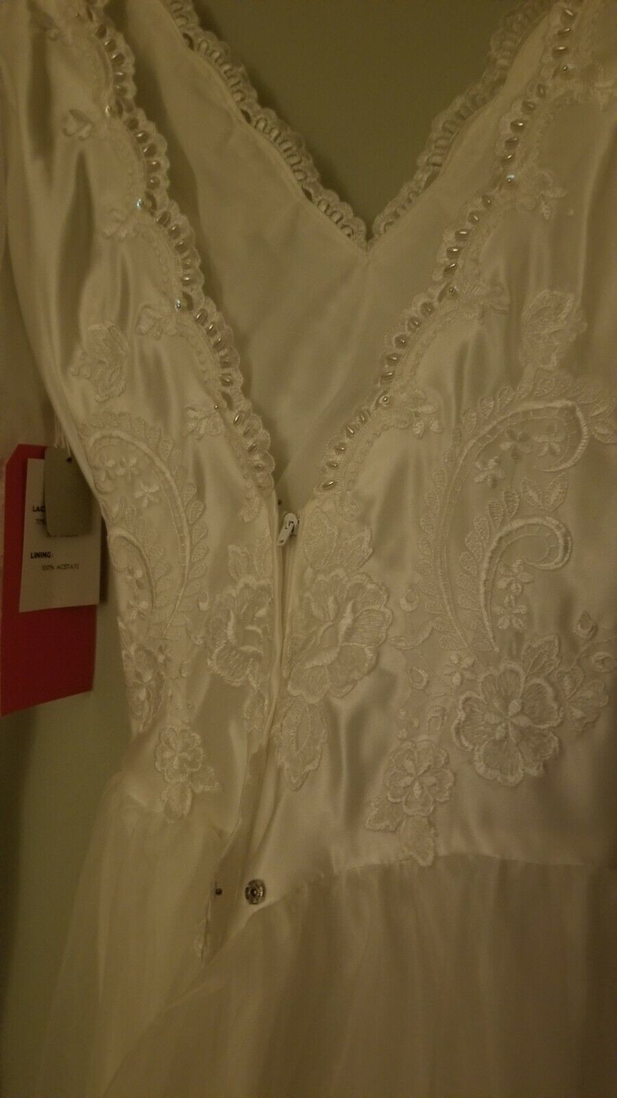 Vintage wedding gown dress! With tags. Size 9/10 - image 2