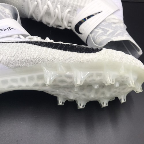 Nike Alpha Menace Elite 2 Wide White Black Football Cleats BV3298 100 Men SZ 12 - Picture 2 of 14