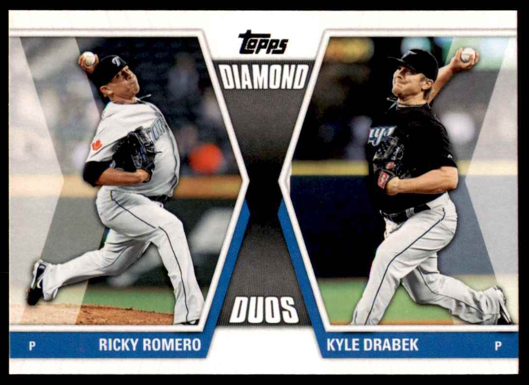 2011 Topps Update Diamond Duos #DD-22 Ricky Romero/Kyle
