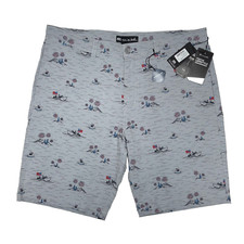 NEW Travis Mathew Shorts Men's 38 USA Slush Fund Hybrid Casual Golf Swim Stretch