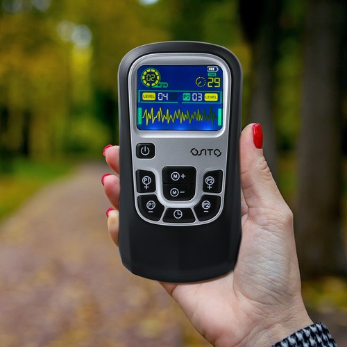 TENS EMS Gerät 25modi Zweikanal Reizstromgerät Muskelstimulator Schmerzlinderung - Bild 12 von 15