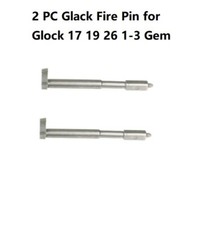 2X Silver Grey Plating Coated Firing Pin for Glock 17 19 26 34 9MM