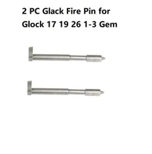 2X Silver Grey Plating Coated Firing Pin for Glock 17 19 26 34 9MM