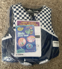 Chriffer Kid's Swim Vest Size Small 19-30 kg Ages 3-6 Blue Zipper Closure