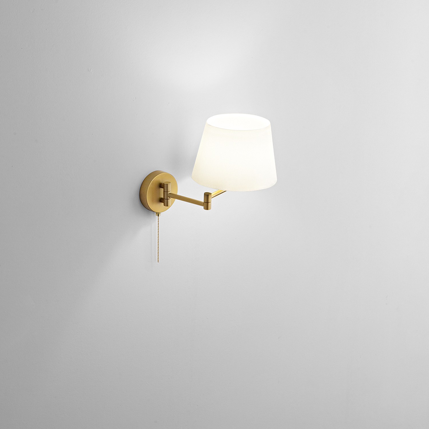 Offerta Applique Crane Oro Metallo e Tessuto E14 - Illuminazione IP20