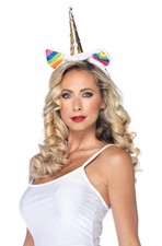 Rainbow Unicorn Headband Halloween Costume Accessory