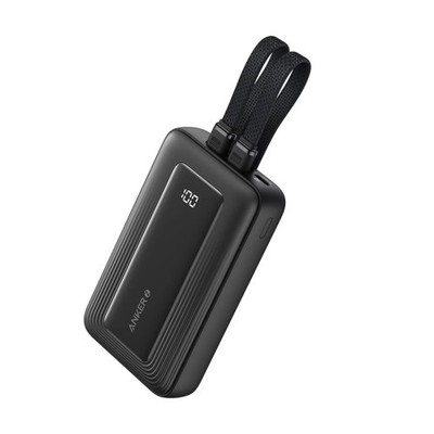 Anker 30W 10000mAh Power Bank with 2 Built-in USB-C Cable