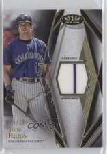2022 Topps Tier One Tier One Relics 226/299 Todd Helton #T1R-THE HOF 9g9