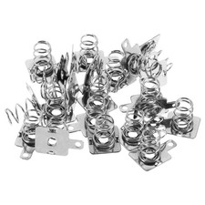 100pcs AA Battery Spring Plates: Battery Spring Contacts - Negative to Positive