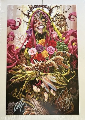 ABSOLUTE BATMAN THE ''REAL'' POISON IVY ART PRINT SIGNED MARK BROOKS SCOTT SNYDER
