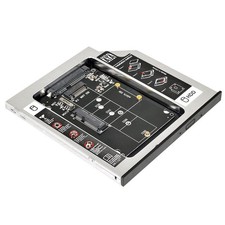NFHK MSATA NGFF B/M-Key SSD to Slimline SATA 13Pin Black CD-ROM MSATA NGFF