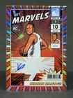 Khaman Maluach 2025-26 Panini Donruss RC Net Marvels /75 AUTO Rookie Suns