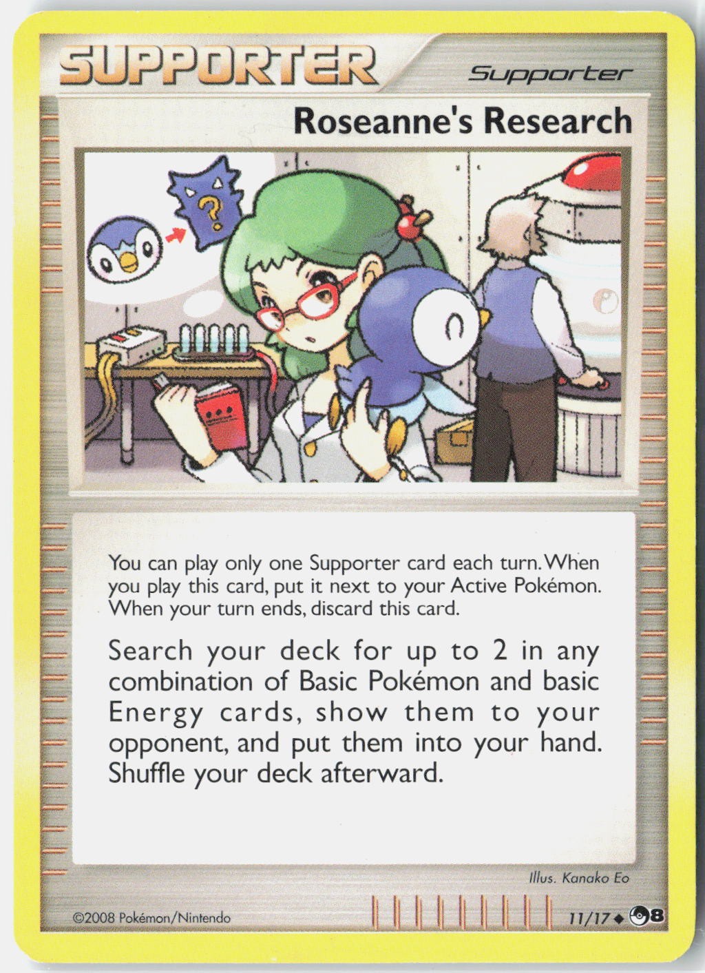 Roseanne's Research POP Series 8 011/017 Pokemon Card