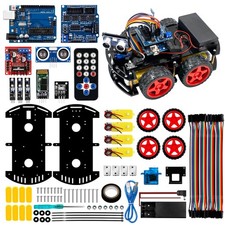 Smart Robot Car R3 Project Kit with Arduino IDE, with Tutorial, Bluetooth, Li...