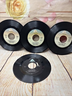 Barry Manilow 45 Record Lot Of 4 1976-1980 Ships/One Voice/ Say The Words/Chicag